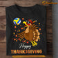 Thanksgiving Volleyball T-shirt, Turkey And Volleyball, Thankful Gift For Volleyball Lovers, Volleyball Players