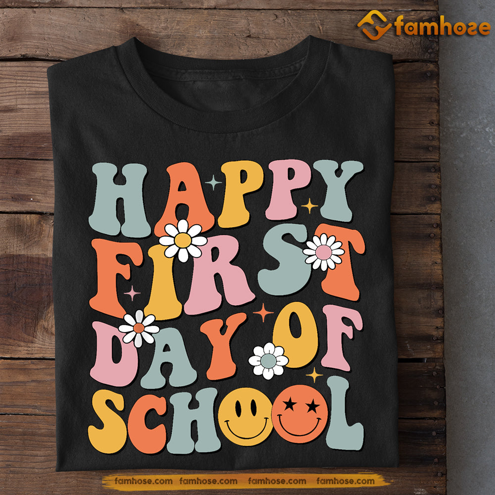 Back To School T-shirt, Happy First Day Of School, Gift For Kids Boys And Girls, Youth T-shirt