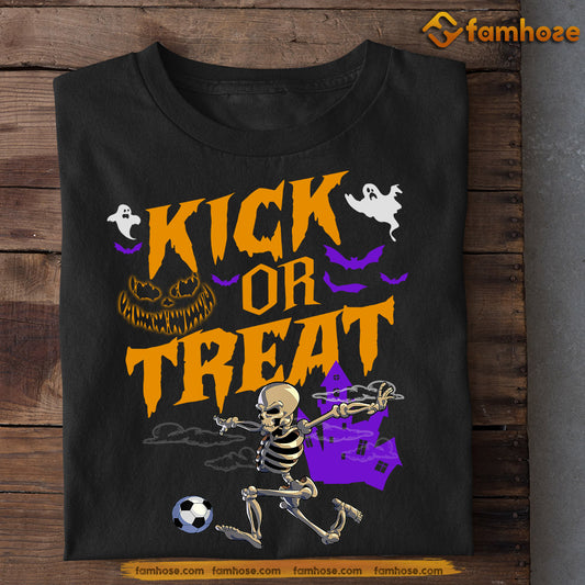 Halloween Soccer T-shirt, Kick Or Treat, Gift For Soccer Lovers, Soccer Players