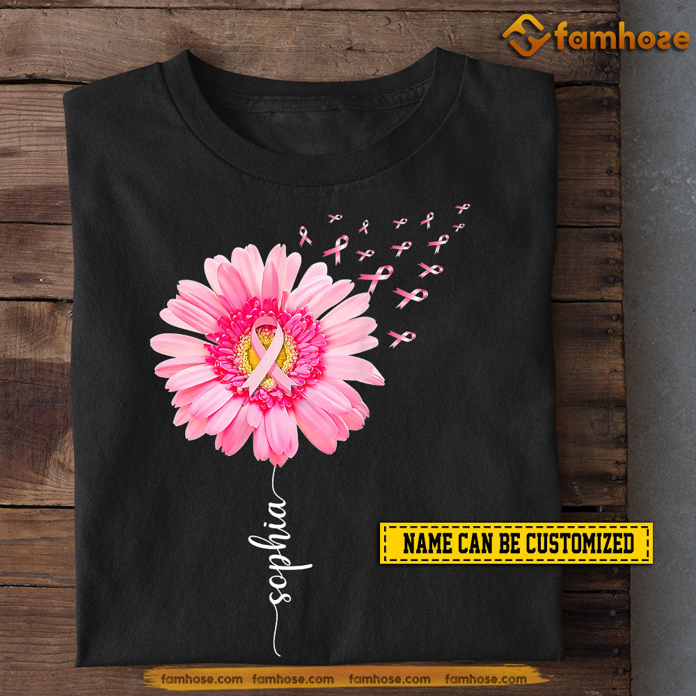 Personalized Breast Cancer Awareness T-shirt, Be Strong, Gift For Those Supporting Breast Cancer Awareness