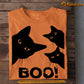 Halloween Black Cat T-shirt, Boo, Gift For Cat Lovers, Cat Owners, Cat Tees