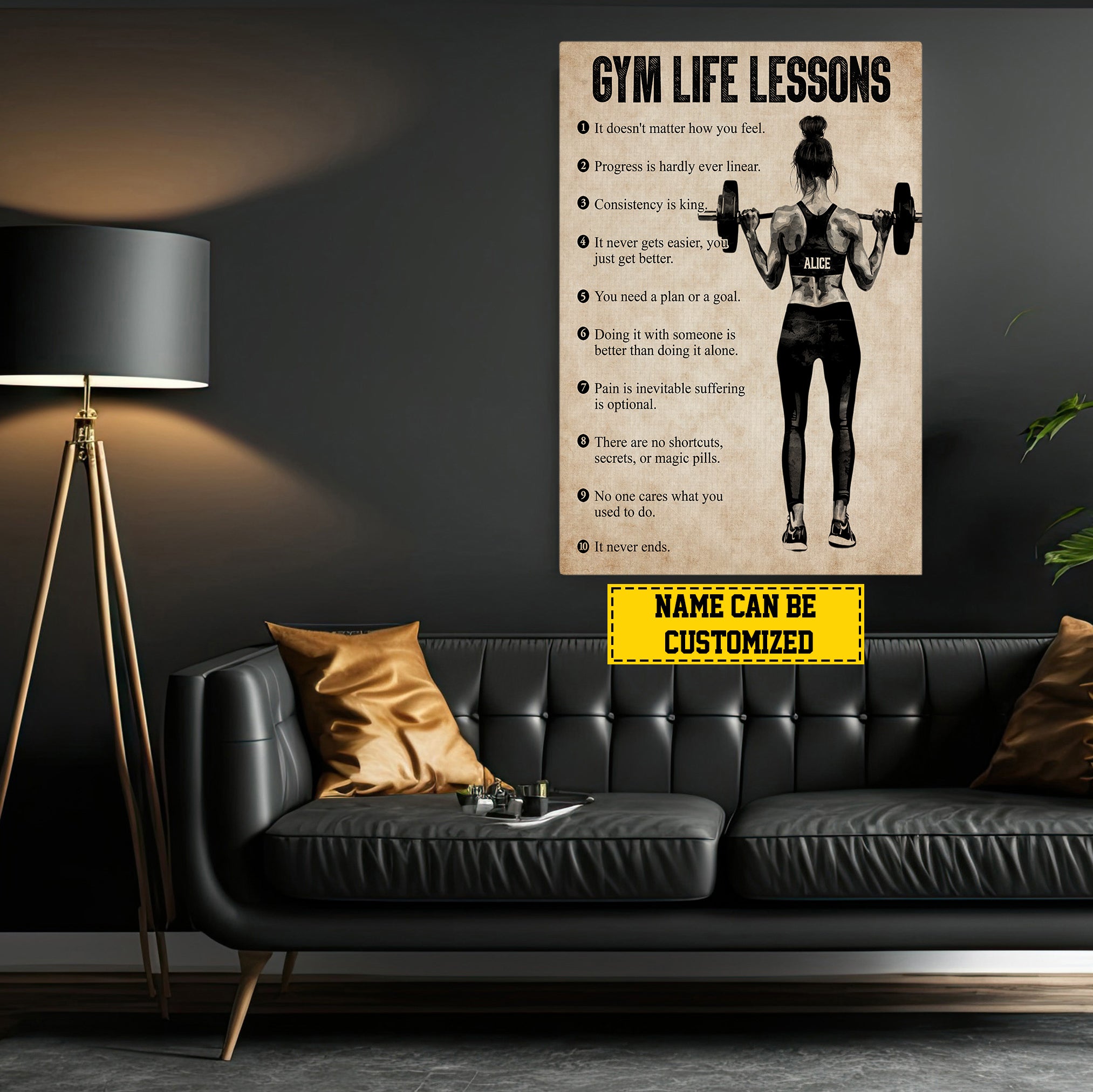Free Professional Gym Trainer Poster To Edit Online