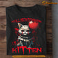 Cool Halloween Cat T-shirt, We All Meow Downhere Kitten, Gift For Cat Lovers, Cat Tees, Cat Owners