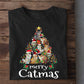 Cat Christmas T-shirt, Merry Catmas Cats Tree, Gift For Cat Lovers, Cat Tees, Cat Owners