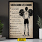 Personalized Motivational Cheerleading Boy Canvas Painting, Cheerleading Life Lessons, Inspirational Quotes Wall Art Decor, Poster Gift For Cheerleading Man Lovers