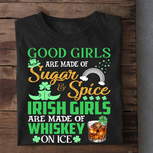 Funny St Patrick's Day T-shirt, Good Girls Irish Girls Whiskey, Patricks Day T-shirt, Irish Gift