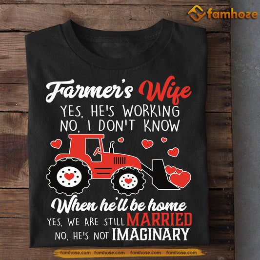 Valentine's Day Farmer T-shirt, Farmer's Wife We're Still Married, Valentines Gift For Her, Farmer Tees
