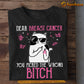 Funny Cat T-shirt, Dear Breast Cancer You Picked The Wrong, Gift For Cat Lovers Who Support Breast Cancer Awareness