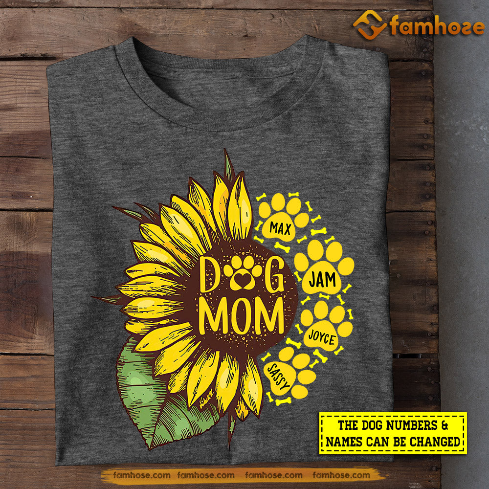 Personalized Dog Mom T-shirt, Dog Mom, Mother's Day Gift For Dog Lovers, Dog Owners,  Dog Mom Tees