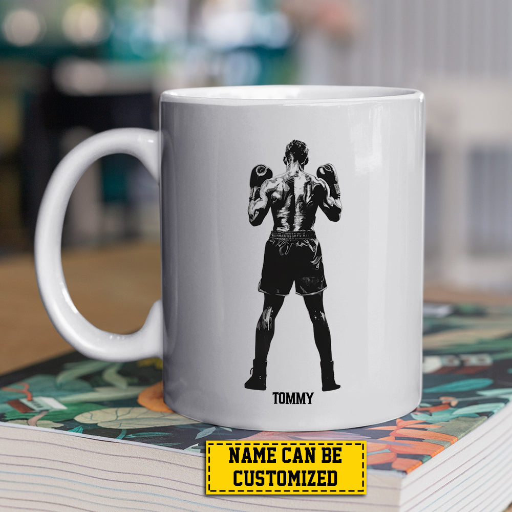 Personalized Boxing Boy Mug, Boxing Life Lessons, Mug Gift For Boxing Lovers, Cups Gift For Boxer