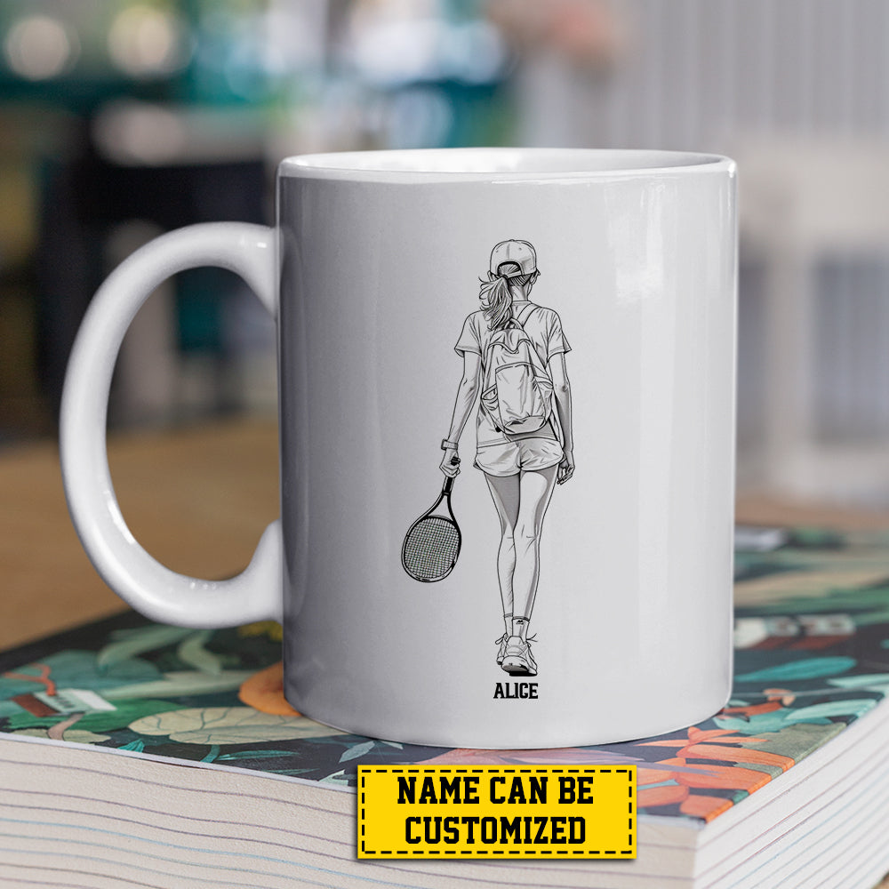 Personalized Pickleball Girl Mug Gift, Pickleball Life Lessons, Inspirational Quotes Mug Gift, Cups For Pickleball Woman Lovers