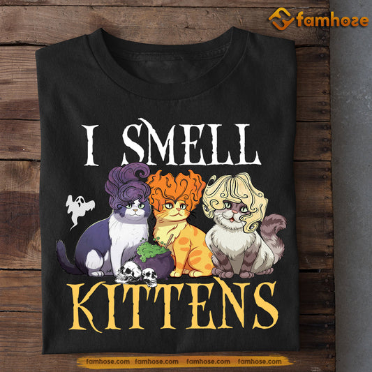 Halloween Cat T-shirt, I Smell Kittens, Gift For Cat Lovers, Cat Tees, Cat Owners