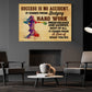 Success Is No Accident, Motivational Canvas Painting, Inspirational Quotes Wall Art Decor, Poster Gift For Softball Lovers