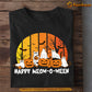 Vintage Halloween Cat T-shirt, Happy Meowoween, Gift For Cat Lovers, Cat Tees, Cat Owners