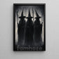 Halloween Witch Canvas Painting, Dark Witch Trio Wall Art Decor Spooky Season Poster Gift For Witch Lovers