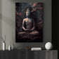 Peaceful Buddha Portrait Painting, Victorian Buddha Canvas Painting, Wall Art Decor - Buddhism Poster Gift
