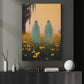 The Ghost In Flower Garden Halloween Canvas Painting, Wall Art Decor - Ghost Halloween Poster Gift