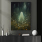 Dreaming Ghost In Wild Flowers Vintage Halloween Canvas Painting, Wall Art Decor - Dark Ghost Halloween Poster Gift