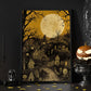 The Witchy House Spooky Halloween Canvas Painting, Wall Art Decor - Halloween Poster Gift