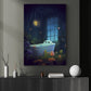 The Spooky Ghost In Bathtub Vintage Halloween Canvas Painting, Wall Art Decor - Halloween Poster Gift