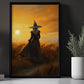 Countryside Witch In The Field Vintage Gothic Wall Art Print - Dark Academia Five Elements Witchy Halloween Wall Decor