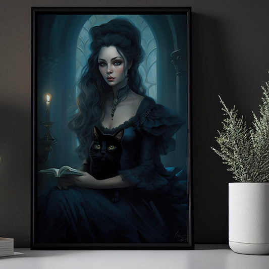 Mythical Witch Portrait Canvas Painting, Wall Art Decor - Poster Gift For Modern Home Artwork Decoration