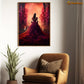 Enchanted Evening at the Crimson Ballroom, A Canvas Wall Art Print - Gift Art For Decorating Your Home, Gift For Auntum Lovers