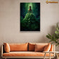 Emerald Enchantment An Ethereal Journey Through the Whispering Glades of Timeless Beauty, A Canvas Wall Art Print - Gift Art For Decorating Your Home, Gift For Auntum Lovers