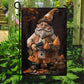 Autumn's Keeper The Enchanted Garden Gnome, Gnome Xmas Garden Flag & House Flag, Christmas Flag Gift For Gnome Lovers