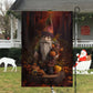 Autumn Gnome's Harvest Celebration, Gnome Xmas Garden Flag & House Flag, Christmas Flag Gift For Gnome Lovers