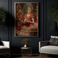 Enchanted Christmas Eve, Victorian Christmas Canvas Painting, Xmas Wall Art Decor - Christmas Poster Gift