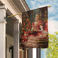 Victorian Elegance Christmas At The Manor, Princess Xmas Garden Flag & House Flag, Christmas Flag Gift For Princess Lovers