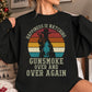 Cowboy Christmas Sweatshirt, Happiness Is Watching Gunsmoke Over Crewneck Sweatshirt Gift For Horse Lovers