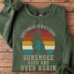 Cowboy Christmas Sweatshirt, Happiness Is Watching Gunsmoke Over Crewneck Sweatshirt Gift For Horse Lovers