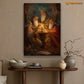 Mystical Council Of The Elders, Christmas Canvas Painting, Xmas Wall Art Decor - Christians Christmas Poster Gift
