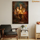 Mystical Council Of The Elders, Christmas Canvas Painting, Xmas Wall Art Decor - Christians Christmas Poster Gift