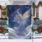 Angel Dancing On The Cloud, Angel Xmas Garden Flag & House Flag, Christmas Flag Gift For Angel Lovers