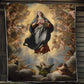 Maria Blessing On The Sky Christmas, Nativity Christians Xmas Fleece Blanket & Sherpa Blanket Gift