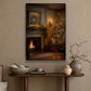 Cozy Christmas Hearth, Christmas Canvas Painting, Xmas Wall Art Decor - Christmas Poster Gift