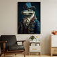 Victorian Portrait Crocodile In Suit Vest And Hat, Crocodile Canvas Painting, Victorian Animal Wall Art Decor - Crocodile Poster Gift