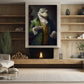 Victorian Crocodile Cheer Up, Crocodile Canvas Painting, Victorian Animal Wall Art Decor - Crocodile Poster Gift