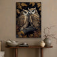 Couple Owls Alway Together, Owl Canvas Painting, Wall Art Decor - Poster Gift For Owl Lovers