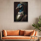 Gentleman Peacock In Suit, Peacock Canvas Painting, Wall Art Decor - Victorian Peacock Poster Gift