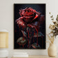 Morning Dew Roses, Rose Canvas Painting, Wall Art Decor - Poster Gift For Rose Lovers