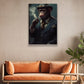 Gentleman Monkey Hold A Cigarette, Victorian Monkey Canvas Painting, Wall Art Decor - Poster Gift For Monkey Lovers