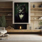 Majestic Mien, Victorian Cat Canvas Painting, Victorian Animal Wall Art Decor, Poster Gift For Cat Lovers