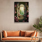 Sanctuary of Bloom, Modern Flower Canvas Painting, Wall Art Decor, Poster Gift For Roses Lovers