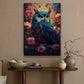 Enchanted Nocturne, Owl Canvas Painting, Mysterical Wall Art Decor, Poster Gift For Owl Lovers