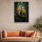 Twin Sages of the Grove, Owl Canvas Painting, Mysterical Wall Art Decor, Poster Gift For Owl Lovers