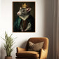 The Regent Of Rodents, Victorian Mouse Canvas Painting, Victorian Animal Wall Art Decor, Poster Gift For Rat Lovers